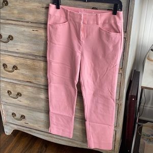 Loft sz 0 Capri Marisa style pants - feminine pink